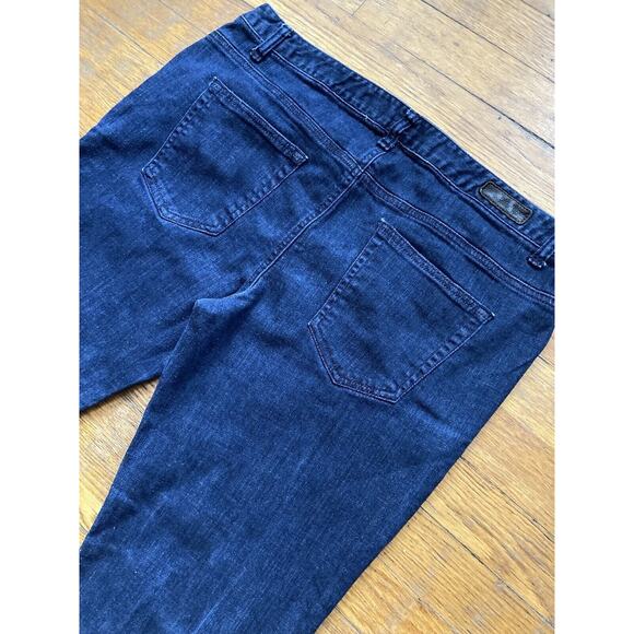 CHARLOTTE RUSSE Everyday BootCut Jeans sz 14S | Dark Blue - Picture 8 of 9